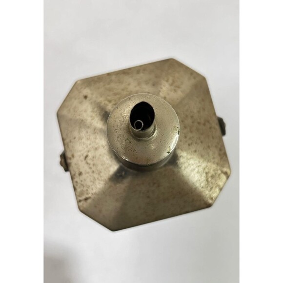 Vintage Brass Lantern Liquor Alcohol Decanter Unique MCM No Music See Photos - Picture 4 of 5